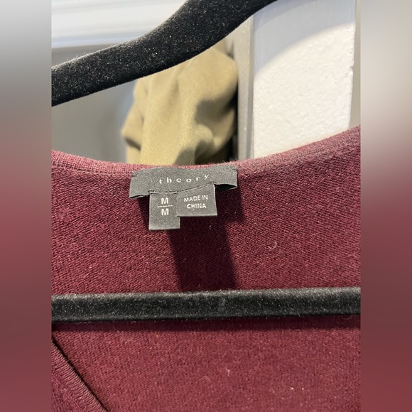 Theory maroon sweater dress - Picture 3 of 3